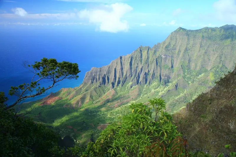 a view of a mountain