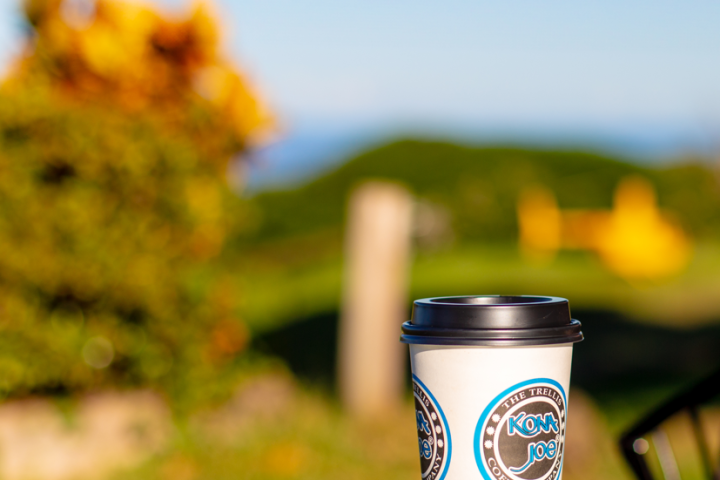 a cup of coffee